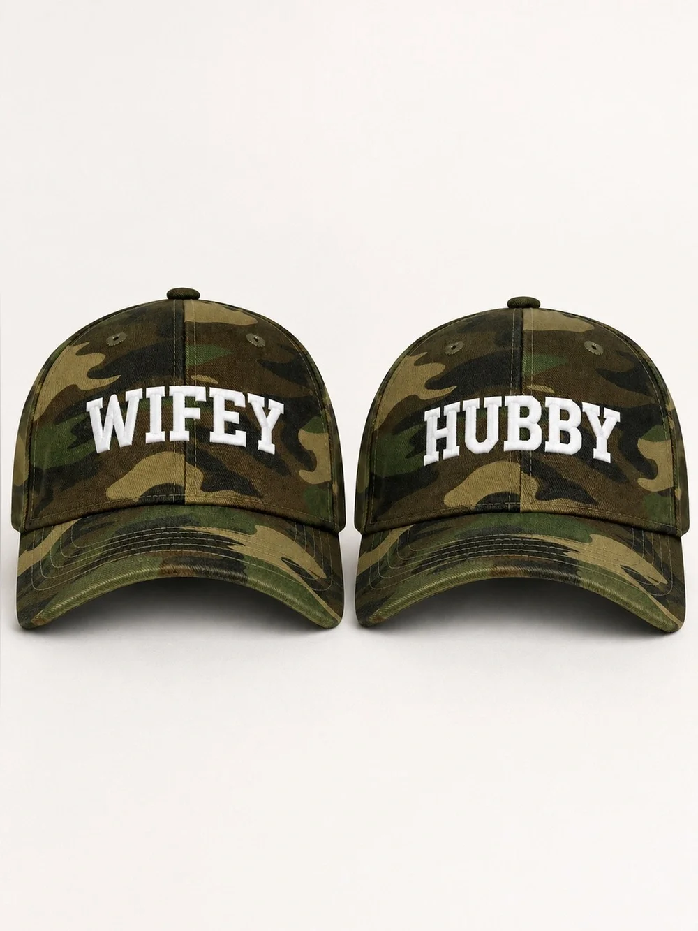 👫 Hubby and Wifey Camo, Army Military Matching Couples Relationship Goals Hats